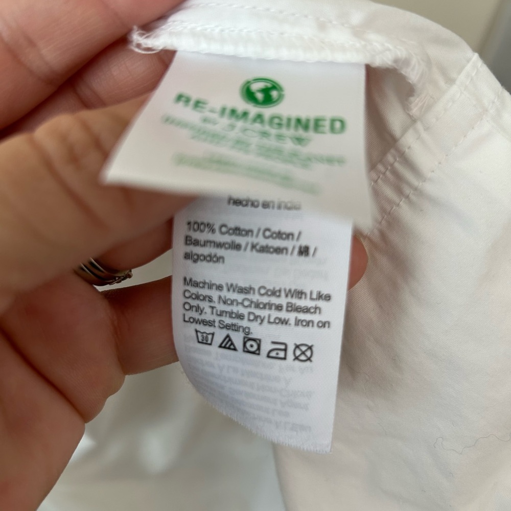 J. Crew Collared Cotton Poplin Maxi Dress - Picture 7 of 8
